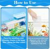 30pcs Aquarium Filter Pads Color Absorbing Sheets Filter Media Removes Yellow Water Driftwood Tannin for Freshwater Saltwater