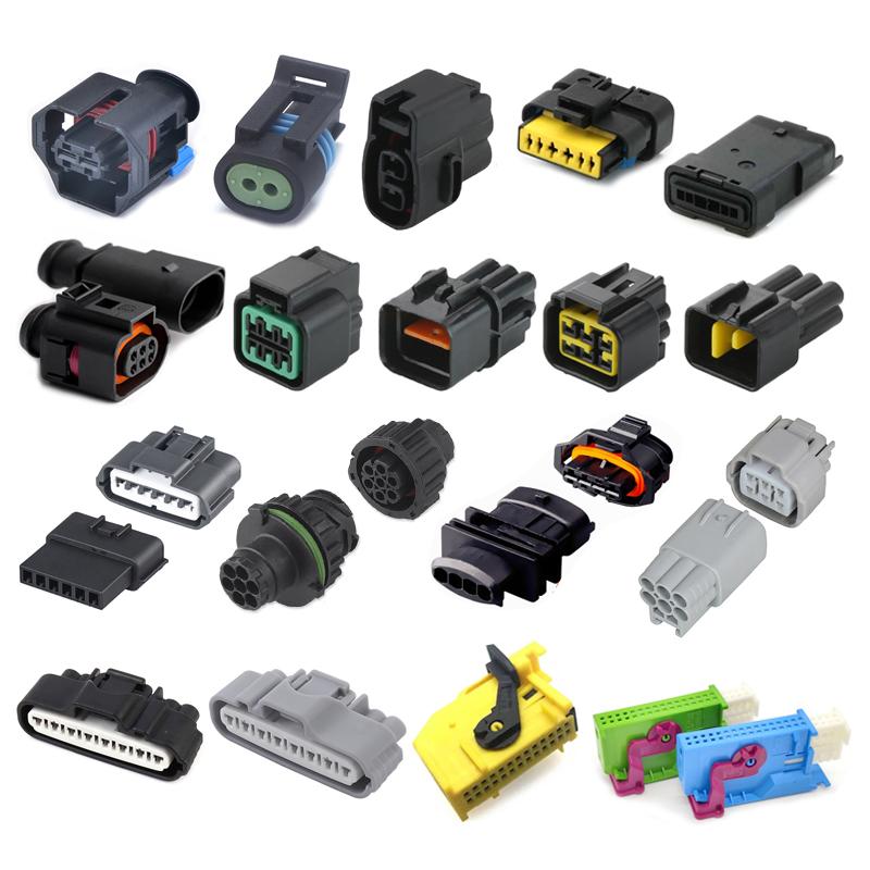 Factory Direct Sales Car Connectors 1/2/3/4/5/6/8/10/12Pin Male/Female Waterproof Auto Connector Wire Harness Electric Terminal
