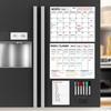 Dry Erase Fridge Calendar Magnetic Surface Monthly Planner Organizer Weekly Planner  Kitchen Use