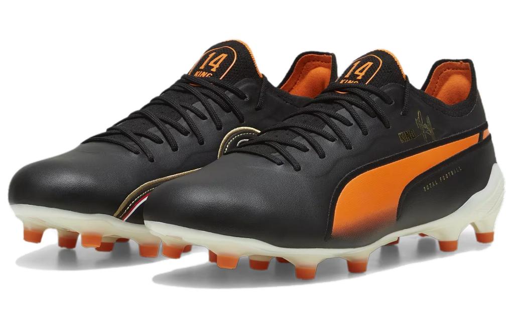 PUMA King Ultimate Cruyff FG/AG 'Black Orange' 107826-01