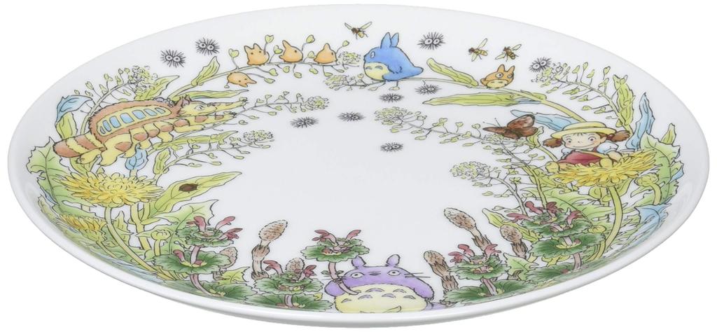 Noritake 23cm Bone China My Neighbor Dandelion 1 Plate, Totoro Edition, Microwave-Safe, Plate, T50116A/4660-2