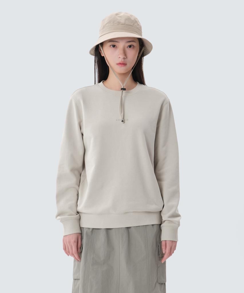 SNOWPEAK APPAREL Women'S Asterisk Sweatshirt (S25Swfht51) Light Beige