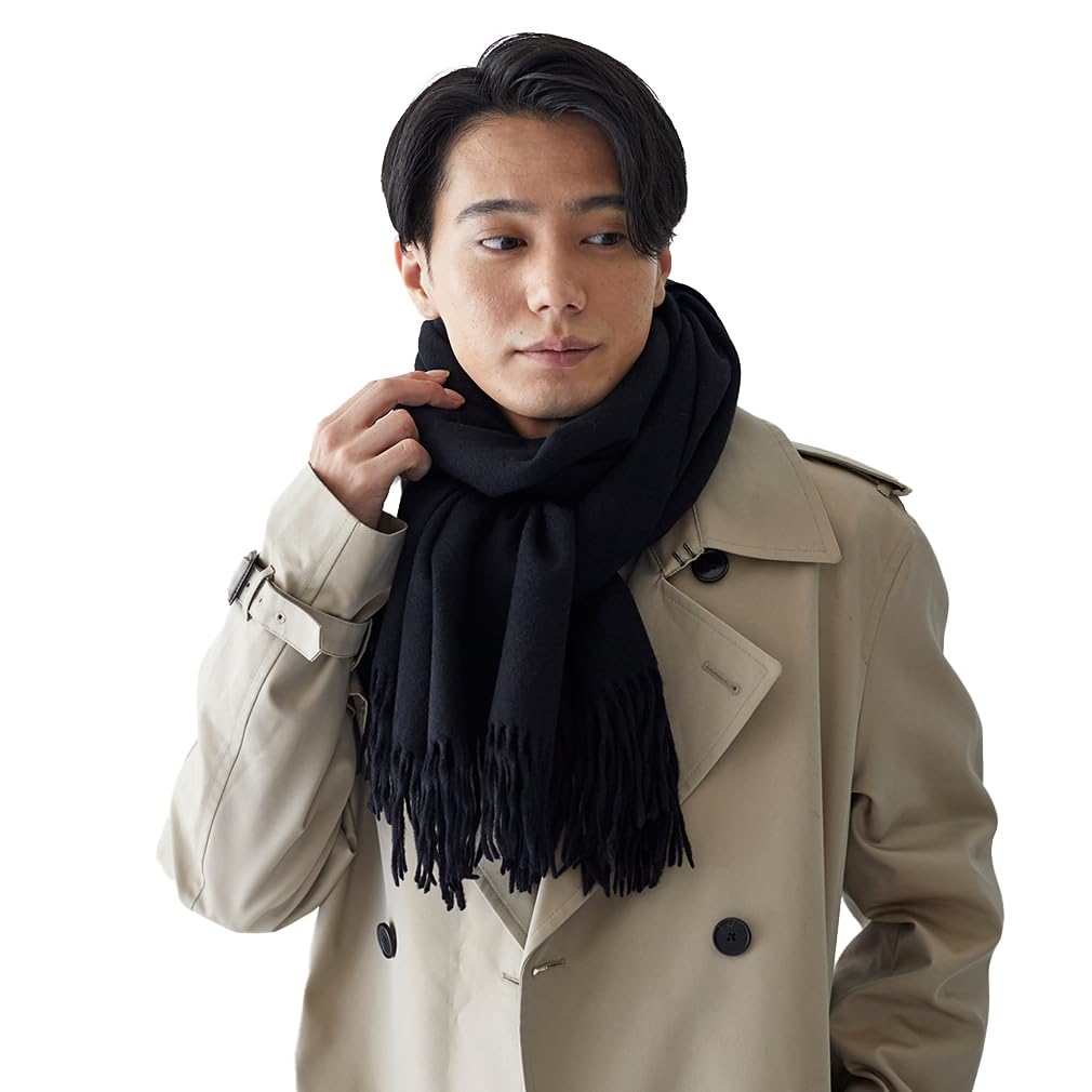 

VITAFELICE Большой палантин Soft Touch для женщин (vnsz-587z) (черный) чёрный