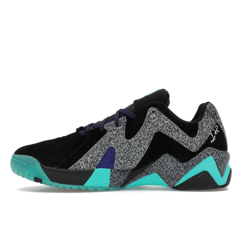 Reebok Nice Kicks X Kamikaze II Low NBA Jam Black Grey Purple Teal H01319