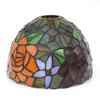 1pc Replacement Retro Wall Lamp Shade, Modern Bedroom Dining Table Room Decoration Lamp, Stained Glass Rose Lampshade