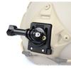 Supporto per Casco con Rilascio Rapido per Cani e Sport per Videocamera GoPro e Registratore Xiaoyi.