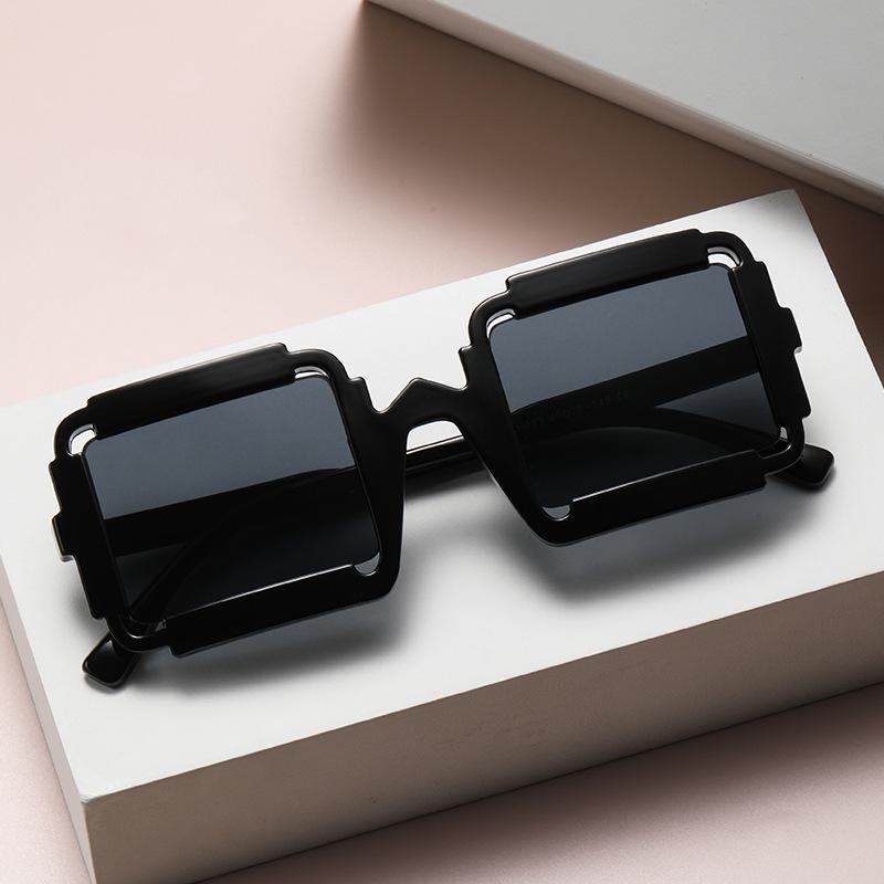 Steampunk Style Sunglasses Men'S Personality Box Sunglasses Women'S Glasses Shades
