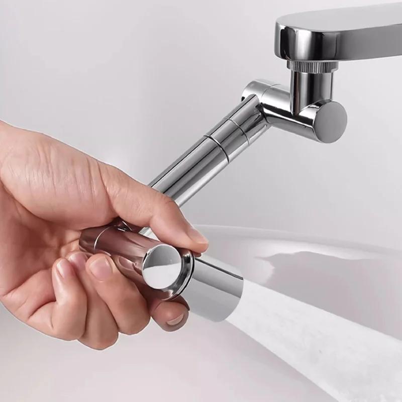 Prelungitor Rotativ 1440° pentru Robinet Aerator Robinet Atașament Robinet Zoomabil cu Filet Feminin/Masculin Braț Robotic Aerator Chiuvetă