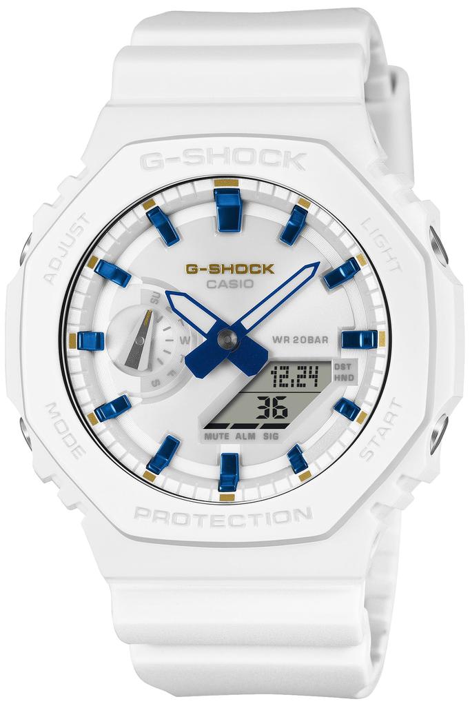 Hodinky G PŘEDSTAVUJE KOLEKCI 2025 Ekologicky šetrné materiály Pár hodinek Bílé [Casio] G-Shock LOVER'S LOV-25A-7AJR