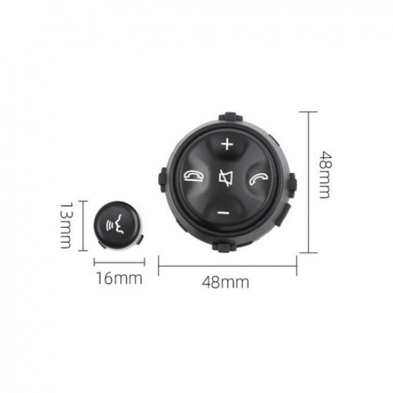 Black Steering Wheel Switch Button Kit for Mercedes Benz S Class W221 2006-2009