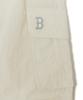 Emelbi Women'S Gorpcore Glossy High-Waisted Cargo Wide Flare Pants Bos (Cream)