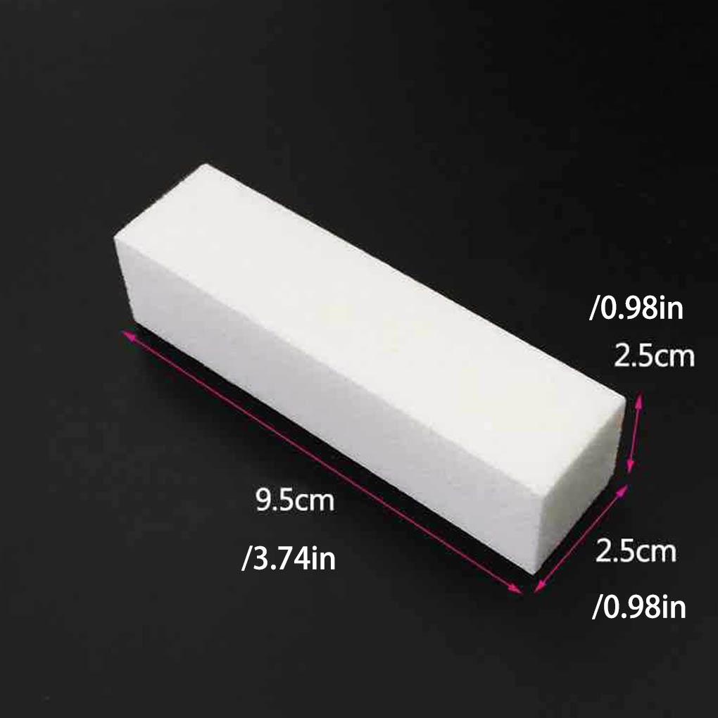 12X Nail Buffer Buffering Block Sanding Brick High Elasticity Compact Size Practical Safety Nails File Professional
