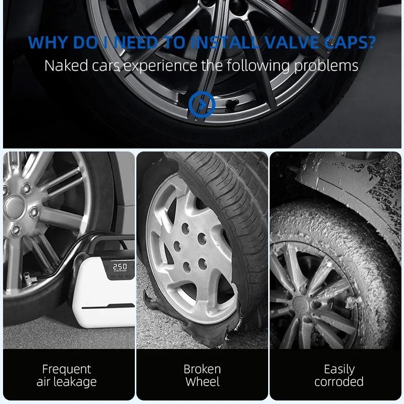 3D New Car Wheel Tire Valve Caps Protection Cover For Mercedes Benz A C E S Class AMG CLA CLS W212 GLC CLK W205 Auto Accessories BC2