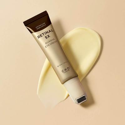 Retinal 5X Guasha Augencreme 30ml/ ZIELT AUF AUGENRINGE & PIGMENTIERUNG AB, Anti-Aging, Feuchtigkeitsspendend, Koreanische Kosmetik, K-Beauty