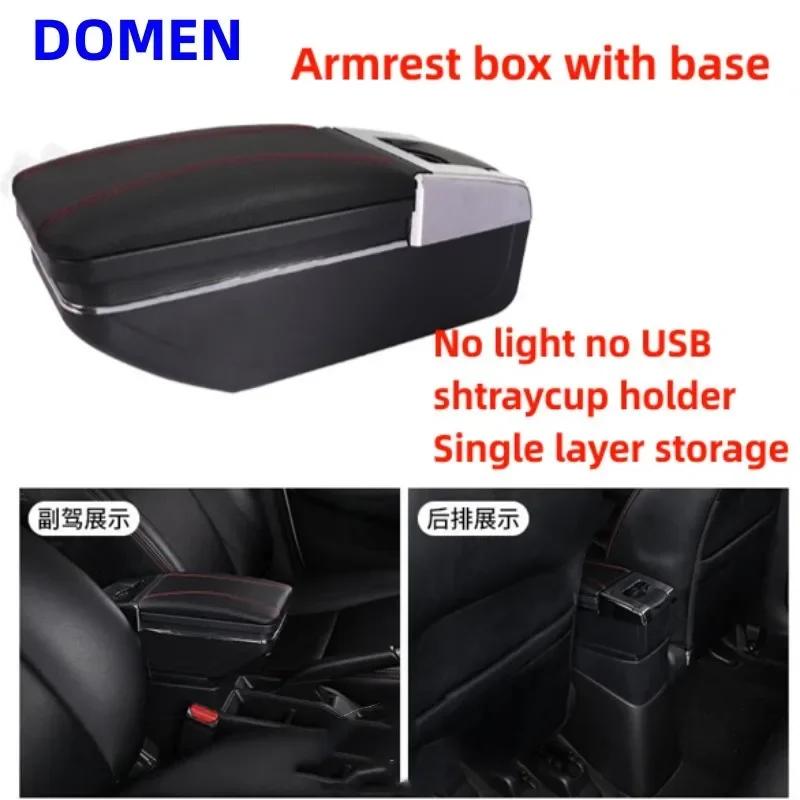 For Ibiza 6j Ibiza 6L Armrest Box For Seat Ibiza Car Armrest Central Storage Box Retrofit with USB Interior Car Accessories