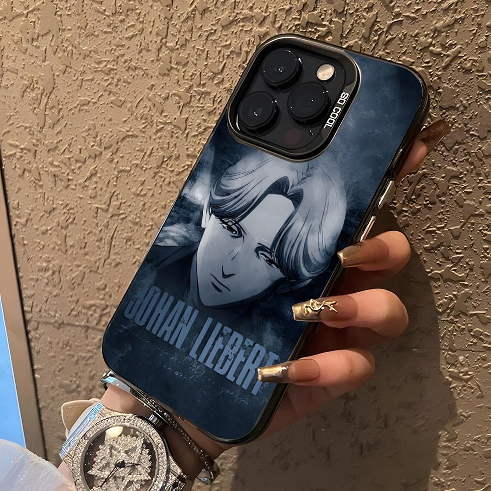 Чехол для телефона J-Johan Liebert Для 17 Air iPhone 16 Pro Max 15 14 Plus 12 13 X XS Max 11 Цветной Серебристый Чехол iPhone 17ProMax