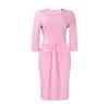 Women Elegant Office Commuting Half Sleeve High Waist Bodycon Large Size Midi Dress