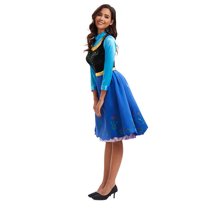 Cosplay Fairy Tales Frozen Princess Anna Costume Dream Costume Stage Costume