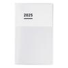 Kokuyo Jibun Techo Mini Diary 2025 Monthly/Weekly B6 Slim White NI-JCMD1W-25 (Starts Nov 2024)