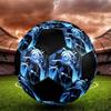 Shadow Milk Cookie Indoor Soccer Ball Colorful Machine Stitched PVC Size 5 Team Training Competition Ready Durable High-Bounce Cool Sports Gift