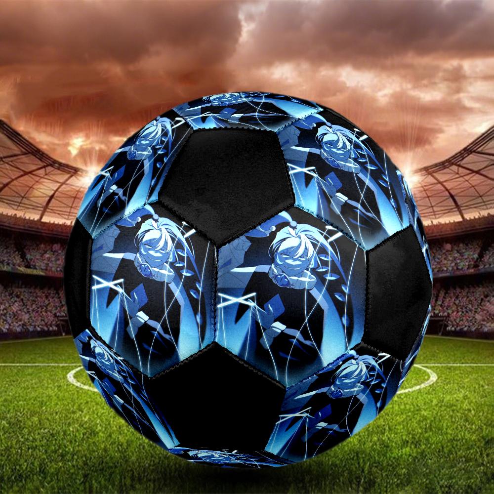 Shadow Milk Cookie Indoor Soccer Ball Colorful Machine Stitched PVC Size 5 Team Training Competition Ready Durable High-Bounce Cool Sports Gift