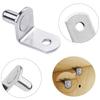 20Pcs L-Shaped Corner Brackets With Screws 5mm Thickness For Furniture Assembly