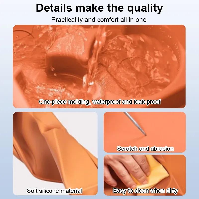 Car Silicone Refrigerator Storage Box For Lynk & Co 900 2025 Waterproof Non-slip Tray Storage Fixed Silicone Pad Auto Interior