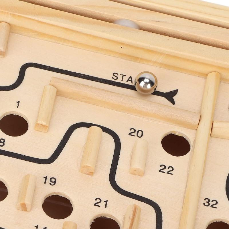 Cognitive Training Bead Maze Toy Labyrinths Puzzle Game For Children Space Training and Fine Motor Skill Development