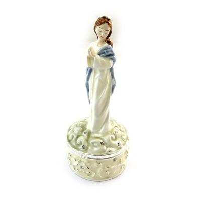 [N5154] - Λευκή Κοσμηματοθήκη 'Παναγία'