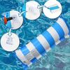 Foldable Water Hammock Inflatable Lounge Chair For Swimming Pool Beach Net Backrest Portable-1recliner+1randomly Colored Pump