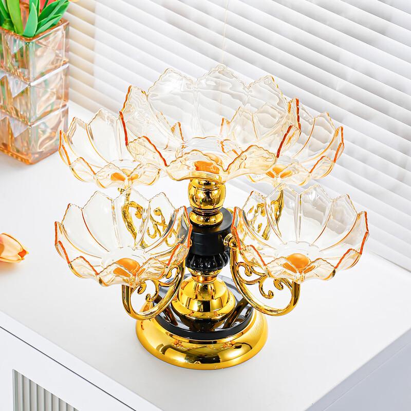 Plato Elegante de Frutas y Snacks de Múltiples Niveles Pabei