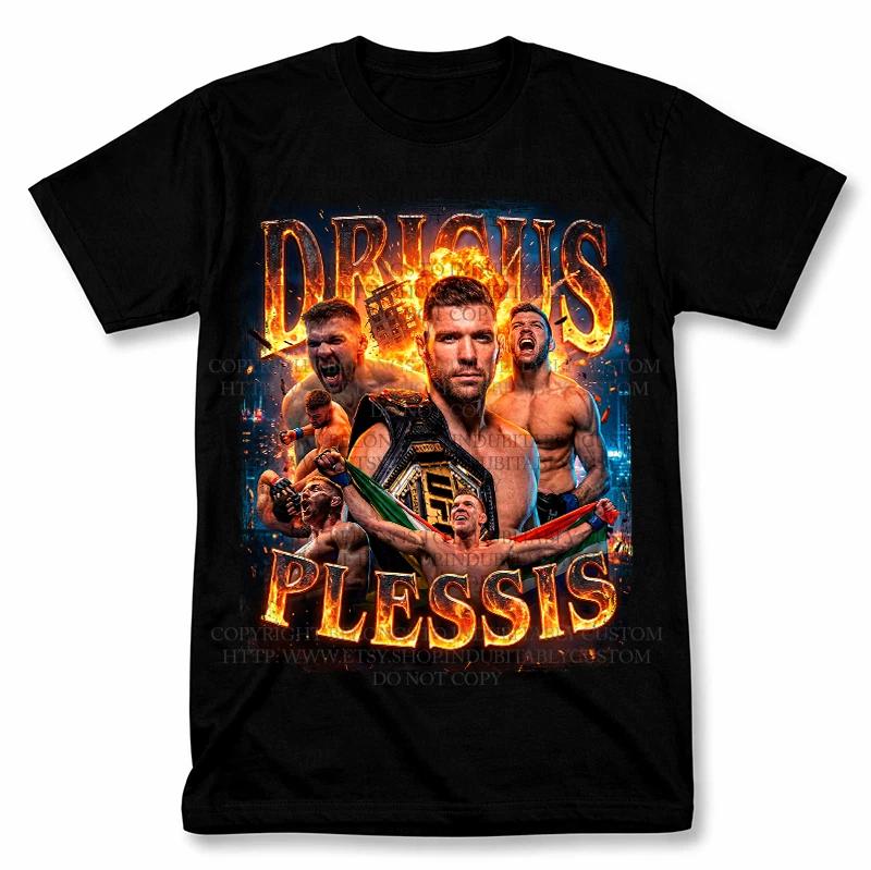 Dricus Du Plessis UFC Graphic T shirt Vintage Style MMA Fan Tee 4XL