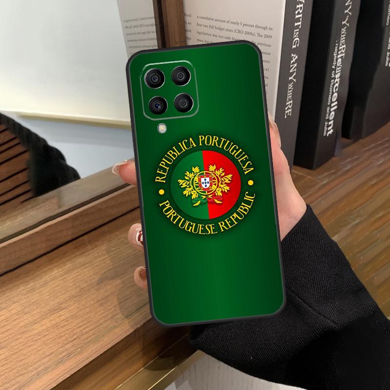 Portugal Flag Case For Samsung Galaxy M56 M16 M36 M33 M53 M13 M12 M32 M52 M20 M15 M55 M31 M14 M35 M34 M54