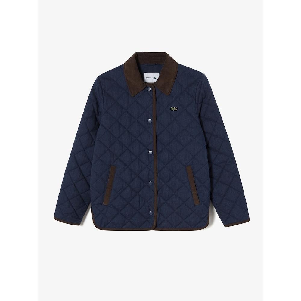 

LacoSte Women S Corduroy Collar Quilting Jumper Bf554e 54n Hde q2nBf554e 54nHde 036