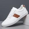 Fashion Large Size Men's Shoes 2025 New Casual Board Shoes Men's Lightweight Breathable Sports Shoes Low Top Color Blocked Men's Shoes