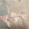 White Green Girls Dog Clothes Mesh Ribbon Bowknot Dog Weeding Dress for Small Medium Dogs Chihuahua Poodle Puppy Kitten Skirt XL