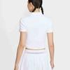 Nike Court Heritage Women's Short-Sleeve Cropped Tennis Polo HJ8993-100