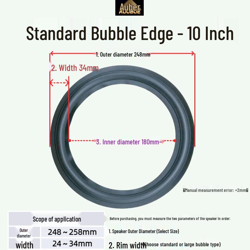 JBL Speaker Repair Foam Surround: Replacement Edge for 3/4/6/6.5/8/10/12 Inch Folding Ring