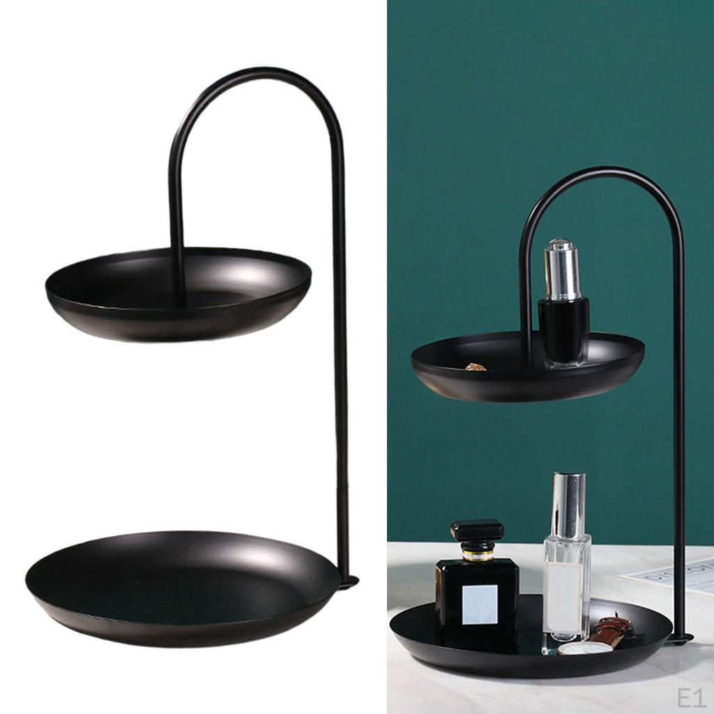 Mehrschichtiger Tablett-Organizer, Kuchenständer Hochzeitsdekoration Kosmetik-Organizer-Ständer, Schmuckaufbewahrung