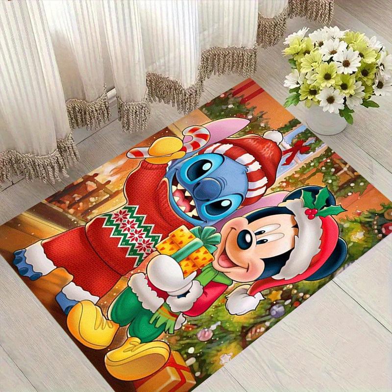 1pc Stitch Pattern Area Rug Soft Flannel Floor Mat for Living Room,Office,Bedroom and Carpet,Sofa Coffee Table Floor Mat 60cm by 90cm