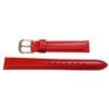 BAMBI Watch Band Leather Red 18mm Buckle Silver BCA050RP