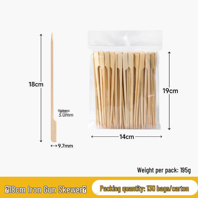 Einweg-Bambusspieße: Ideal für Grillen, Oden, Chuan Chuan Xiang, Tanghulu und Teppō.