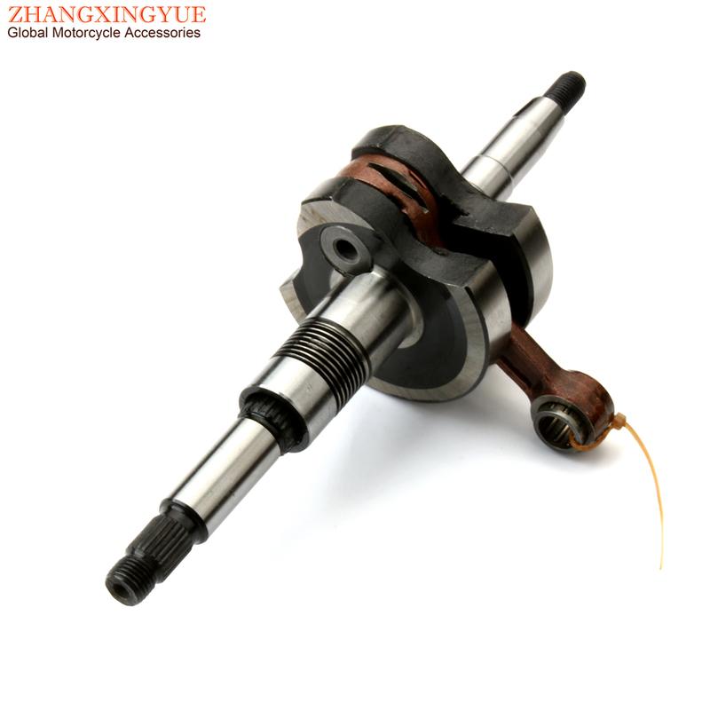 Scooter Crankshaft For Suzuki 50 Estilete Katana Zillion 50cc LC 2T Engine Parts