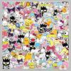 Sanrio Anime Cartoon Stickers: Cute, Waterproof, Decorative Mochi Stickers for Journals