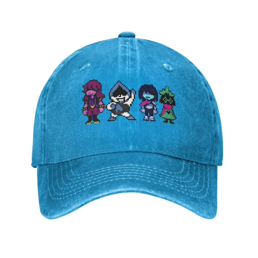 DELTARUNE SUZIE LANCER Headwear Baseball Cap Men Women Daily Hats Cap Adjustable Sun Cap