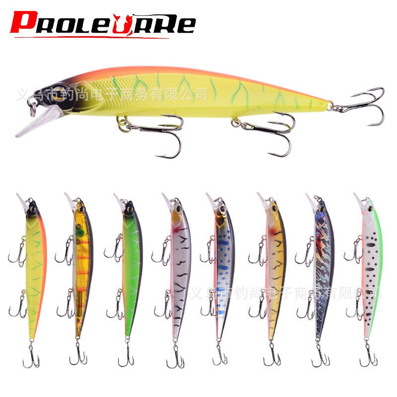 14cm/18.5g Realistic Sliding Weight Minnow Lure for Long Cast Aspius Fishing