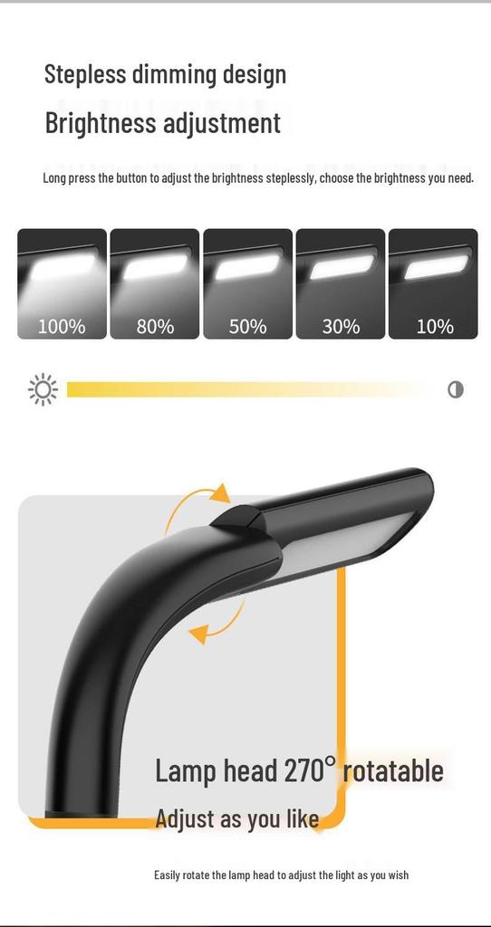 Best-Selling Neck Reading Light: Long Battery Life, LED Soft Night Light, USB Rechargeable, Ideal for Dorms and Bedside Reading