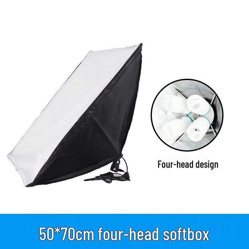 LEDowy Softbox z Pojedynczą Głowicą do Fotografii Portretowej, Światło Wypełniające dla Influencerów