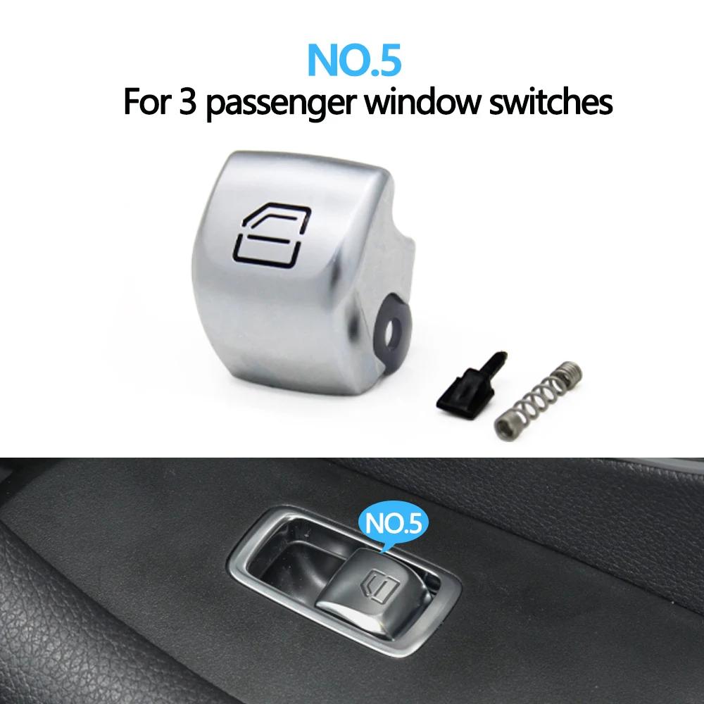 For Mercedes Benz W205 W253 W213 W293 W222 Car Window Switch Button Cover Passenger Door Control Switch Key Cap Replacement