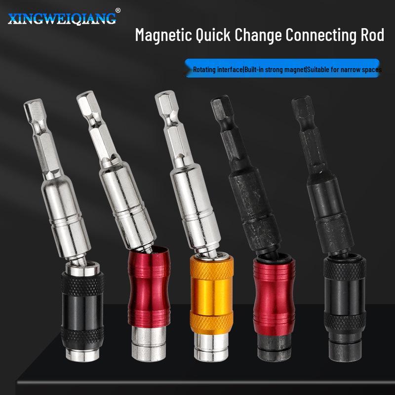 Hex Shank Self-Locking Quick Release Bit Extension for Drill/Screwdriver